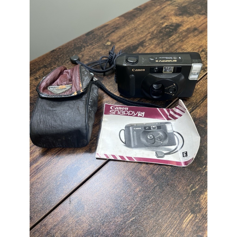 Canon Snappy S 35mm Film Camera Point & Shoot Fully Automatic Tested